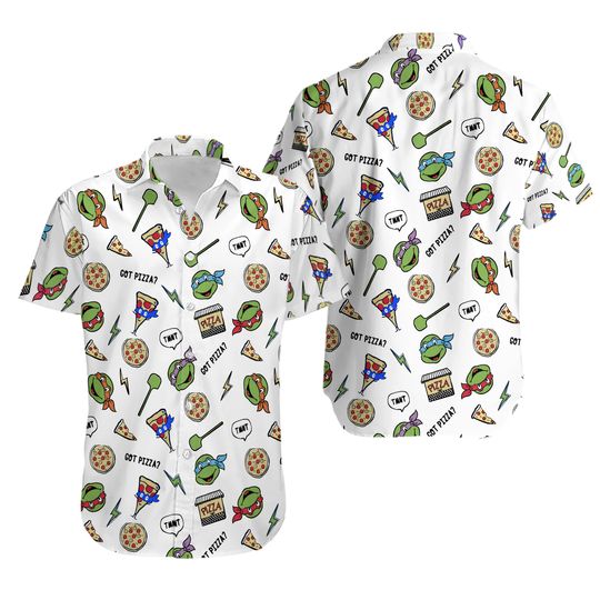 Discover GOT PIZZA TEENAGE MUTANT NINJA TURTLES HAWAIIAN SHIRT