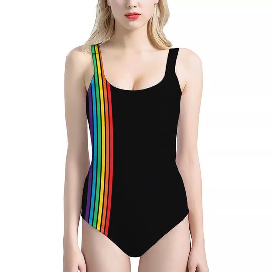 Discover Rainbow Pride Swimsuit - One-Piece Bathing Suit