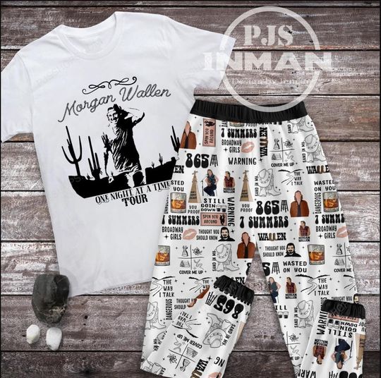 Discover Wallen Western Pajamas Set