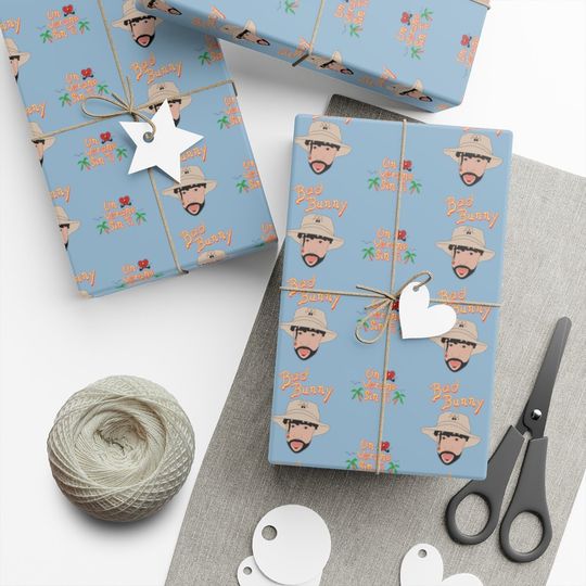 Discover Bad Bunny Wrapping Paper, Birthday Gifts