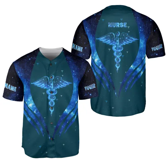 Discover Personalized Nurse Baseball Jersey Shirt, Nurse Graduation Gifts, Nursing Jersey