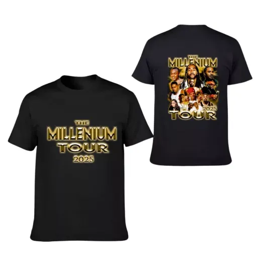 Discover 2025 Millennium Tour tshirts | millennium concert merch