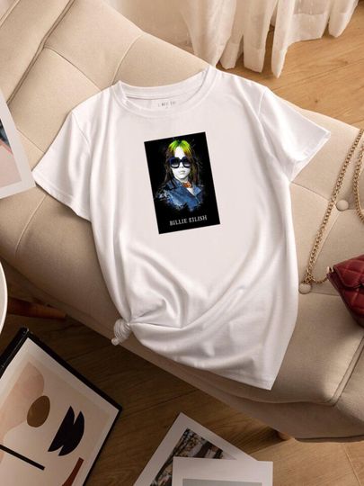 Discover Billie Eilish Inspired T-Shirt | Trendy Fan Apparel | Unisex Music Shirt | Billie Eilish Merch