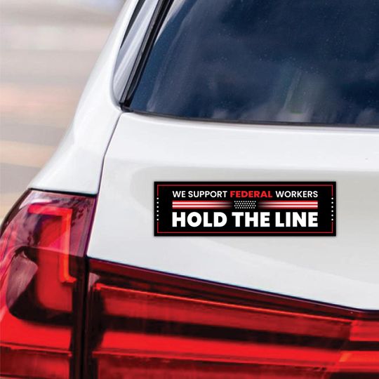Discover Support Federal Workers Magnet, Resist Hate Magnet, Anti-Trump, Resist Racism Car Magnet