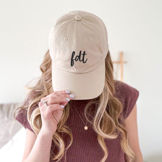 Discover FDT Embroidered Hat Women Gift, Foxtrot Delta Tango Hat