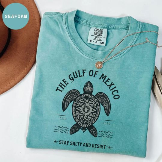 Discover Comfort Colors Gulf of Mexico Stay Salty Resistance Shirt