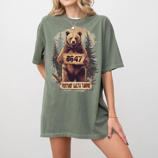 Discover FDT Resist Bear Shirt, Foxtrot Delta Tango anti Trump t shirt, National Parks