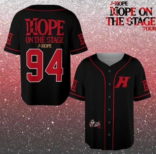 Discover J-Hope Tour Hope On The Stage World Tour Baseball Jersey