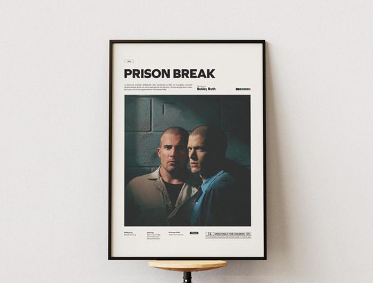 Discover Prison Break Poster Print, Lincoln Burrows and Michael Scofield Poster