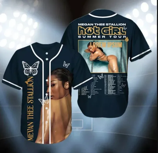 Discover Megan Thee Stallion Baseball jersey