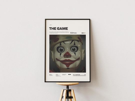 Discover The Game Movie Poster | David Fincher's The Game Poster Print | Special Design Film Poster