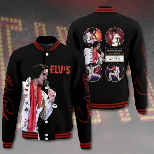 Discover Elvis Presley Varsity Jacket – Baseball Jacket