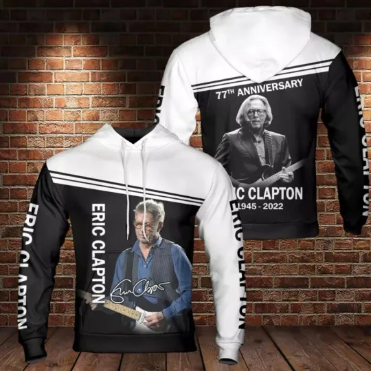 Discover Eric Clapton Full Printed 3D Hoodie
