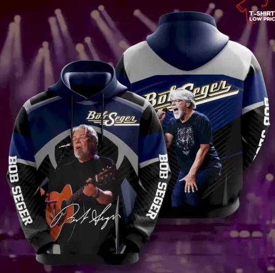 Discover Bg Bob Seger 3D Hoodie All Full Print For Men And Women