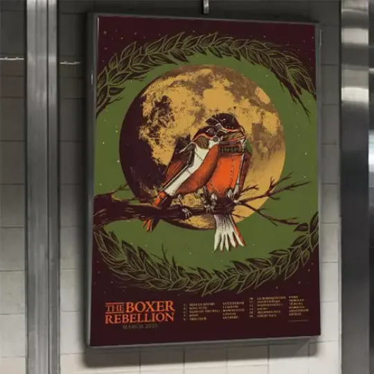 Discover Poster The Boxer Rebellion March 2025 Tour