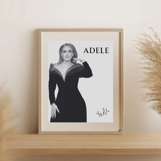 Discover Adele Poster with Autograph product