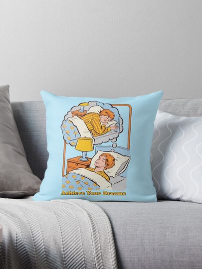 Discover Achieve Your Dreams Pillow