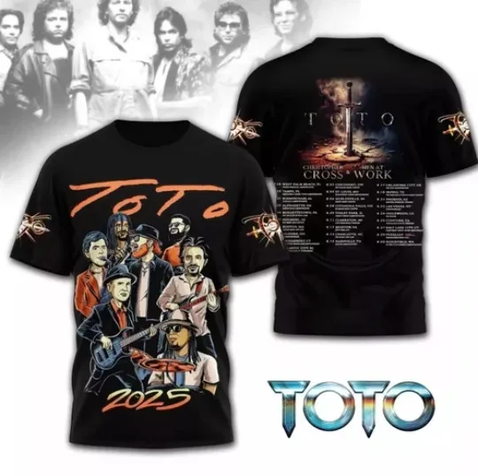 Discover ToTo Band dogz of Oz Tour 2025 ! Hot t shirt 3D