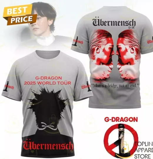 Discover G-Dragon 2025 World Tour Ubermensch 3D T-Shirt