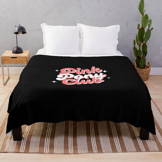 Discover Pink Pony Club Throw Blanket