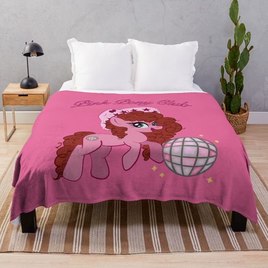 Discover My Little Pink Pony Club Throw Blanket