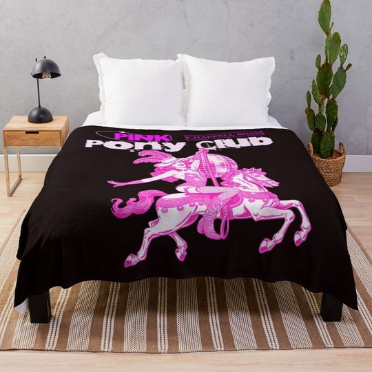 Discover Copy of PINK PONY CLUB - chappell roan  Throw Blanket