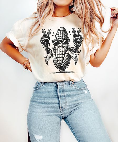 Discover Corn Shirt, Cricut Shirt, Husk Cutting, Coutry girl Shirt