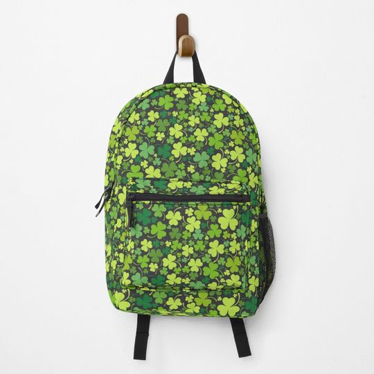 Discover Irish Ireland St Patrick's Patricks Day Shamrock  Backpack