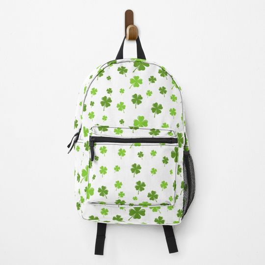 Discover Four-Leaf Clover Design Backpack