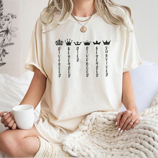 Discover Six The Musical Crown Name Shirt, Six Wives Of Henry, Six Musical Shirt