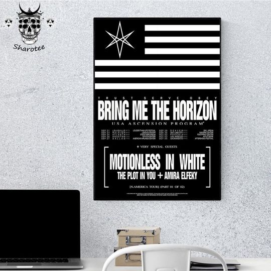 Discover Bring Me The Horizon Usa Ascension Program North America Tour 2025 Poster