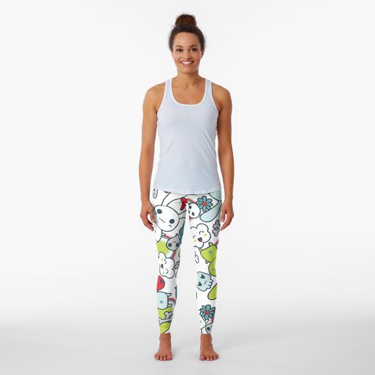 Discover Kawaii Bunny Bliss - Cute Rabbit Leggings