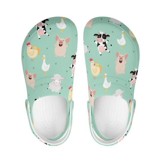 Discover Clogs with cow sheep, garden clogs animal design
