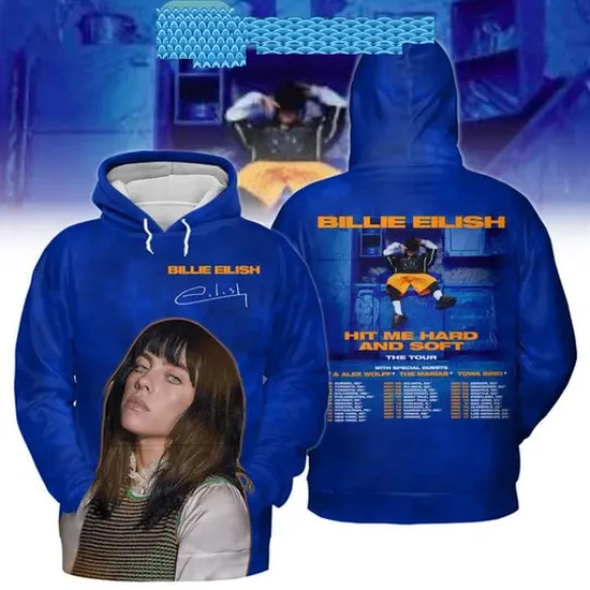 Discover Billie Eilish 3D Hoodie