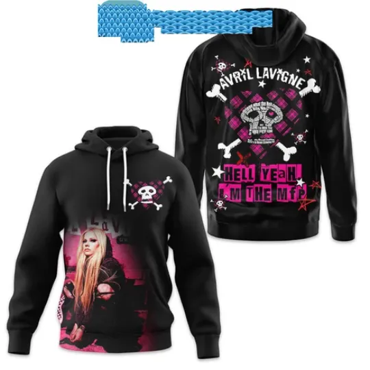 Discover Avril Lavigne Hell Yeah Im The MFP 3D Hoodie