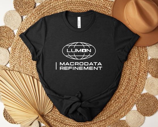 Discover Macrodata Refinement Lumon T-Shirt, Sci-Fi TV Show Fan Shirt, Minimalist Severance Tee