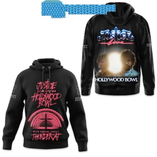 Discover Justice Live At The Hollywood Bowl With Thundercat Tour 3D Hoodie