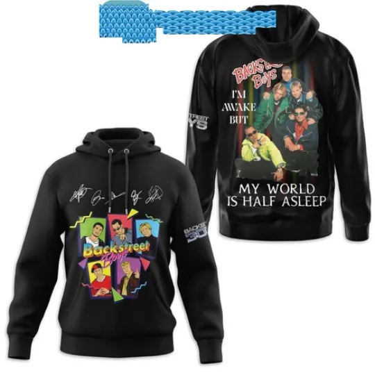 Discover Backstreet Boys Im Awake But My World Is Half Asleep 3D Hoodie