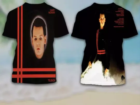 Discover Gary Numan Telekon Album Cover AOP 3D T-shirt
