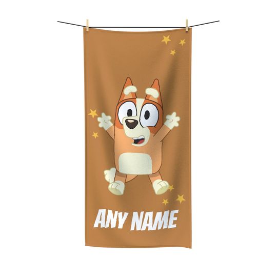 Discover BlueyDad family Bingo towel, Summer Vacation