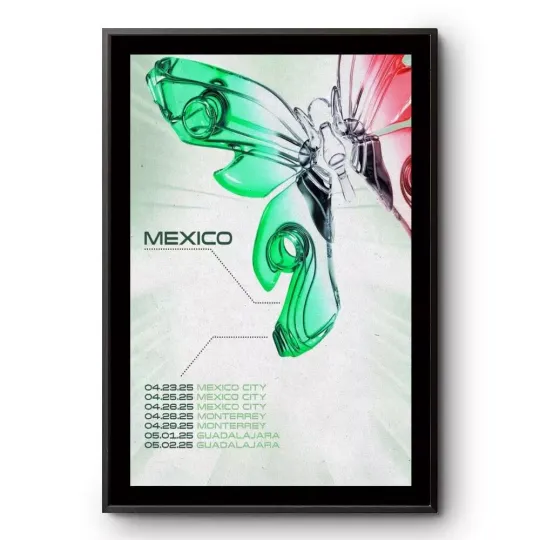 Discover Katy Perry The Lifetimes Mexico 2025 Tour Poster