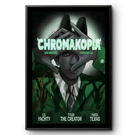 Discover Chromakopia The World Tour in Los Angeles February 22 2025 Poster