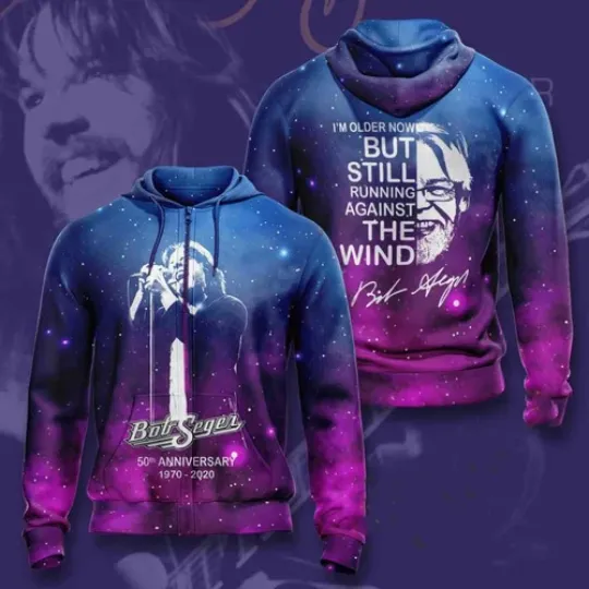 Discover Music Rock   Roll Bob Seger Usa Sport Zip 3D Hoodie Bob Seger shirt