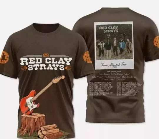 Discover The Red Clay Strays These Moments Tour 2025 AOP 3D T-shirt