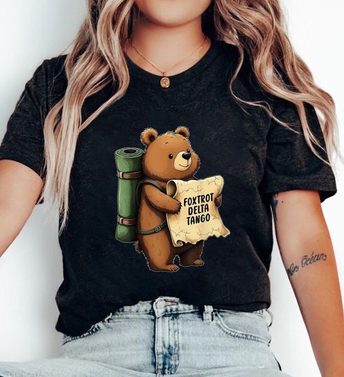 Discover FDT Resist Bear Shirt, Foxtrot Delta Tango Anti-Trump T-shirt