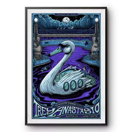 Discover Trey Anastasio Wang Theatre Boston, MA Mar 9 2025 Tour Poster