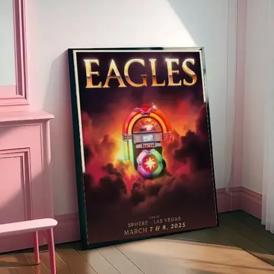 Discover Tour Poster Eagles March 7-8 2025 Sphere Las Vegas