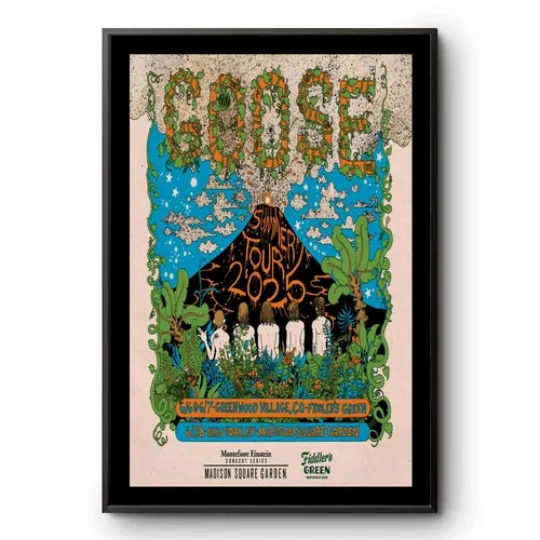 Discover NEW G00se Summer Tour June 2025 Poster Home Decor, Fan Gift
