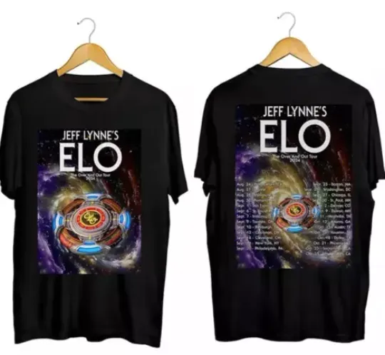 Discover Jeff Lynne's ELO The Over and Out Tour T-Shirt