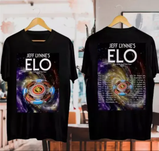 Discover Jeff Lynne's Elo The Over and Out Tour Shirt